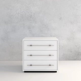 Acrylic Handle Nightstand