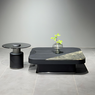Turin Marble Accent Coffee Table Set