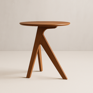 Y-Frame Wood Side Table
