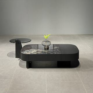 Modern Marble Coffee Table Set