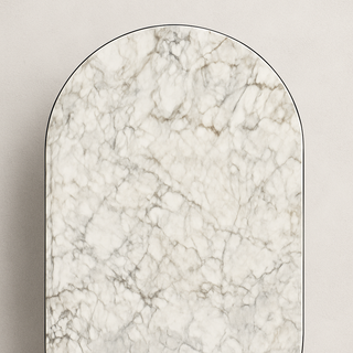 Roma Marble Oval Coffee Table Set