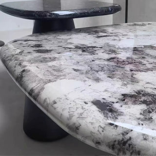Napoli Marble Irregular Coffee Table set