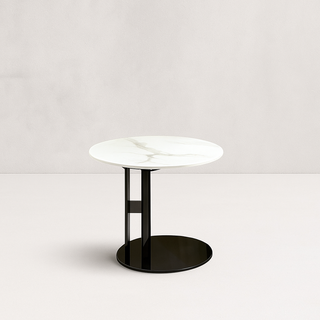 Bergamo Marble Round Coffee Table Set